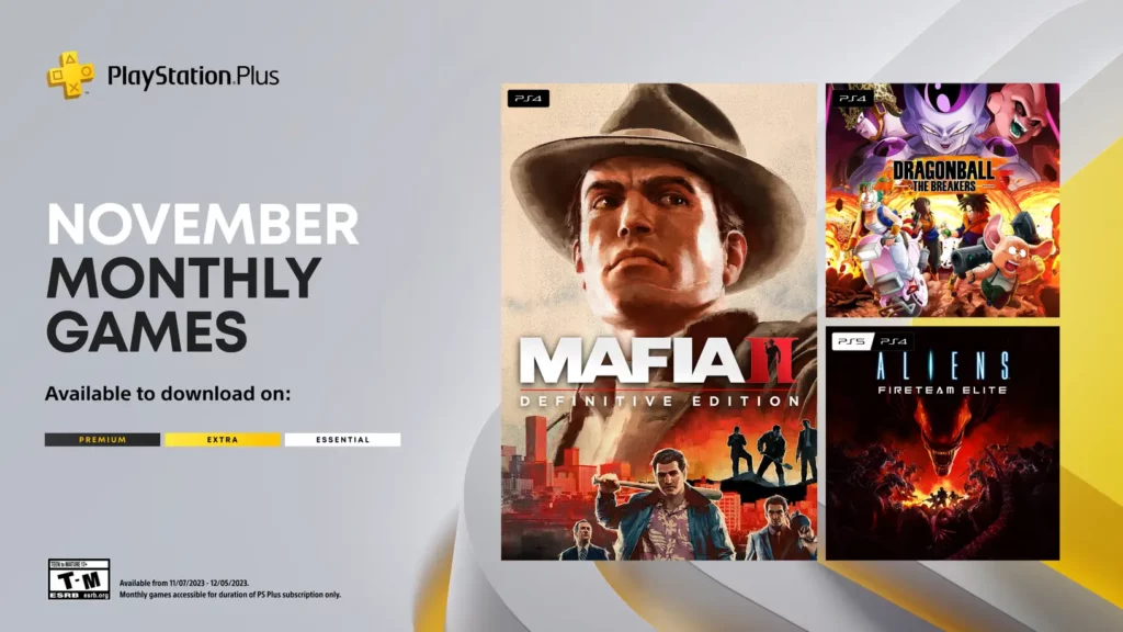playstation hry zdarma listopad mafia ii