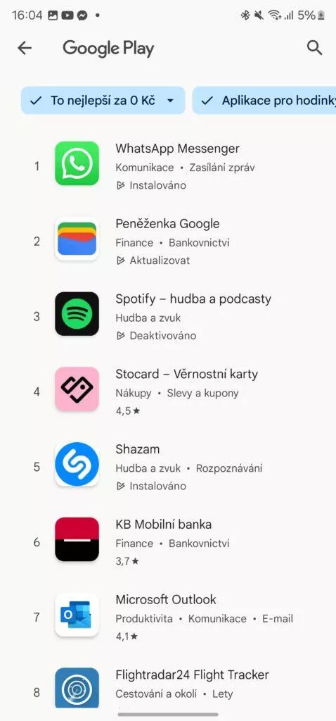 xiaomi aplikace mi fitness
