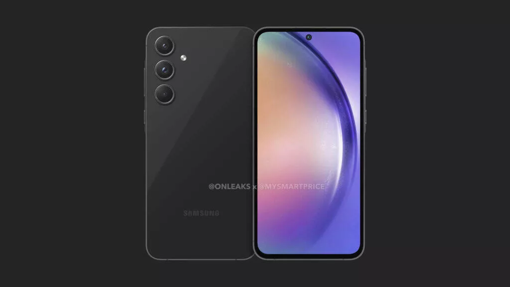 galaxy a55 přední strana