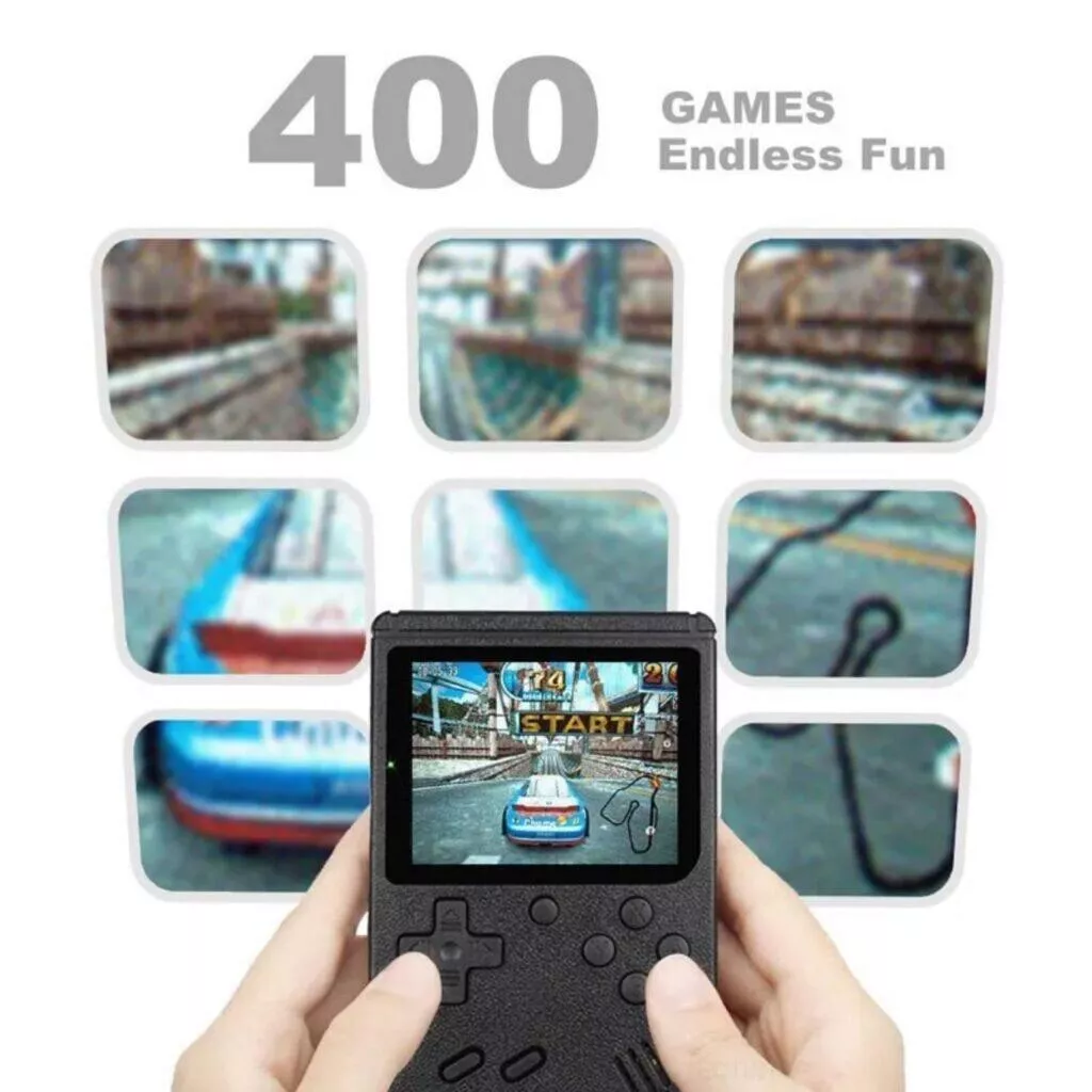Příruční retro herní konzole AliExpress dárky děti elektro