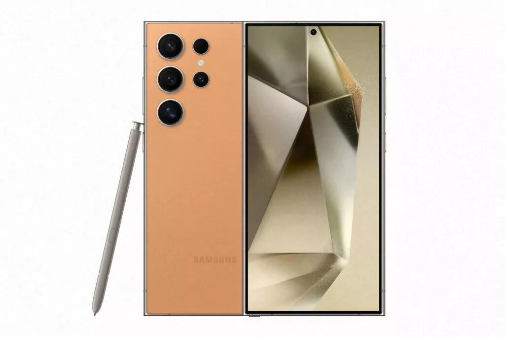 galaxy s24 ultra titanium orange