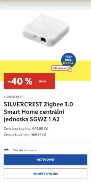 LIDL centrální jednotka