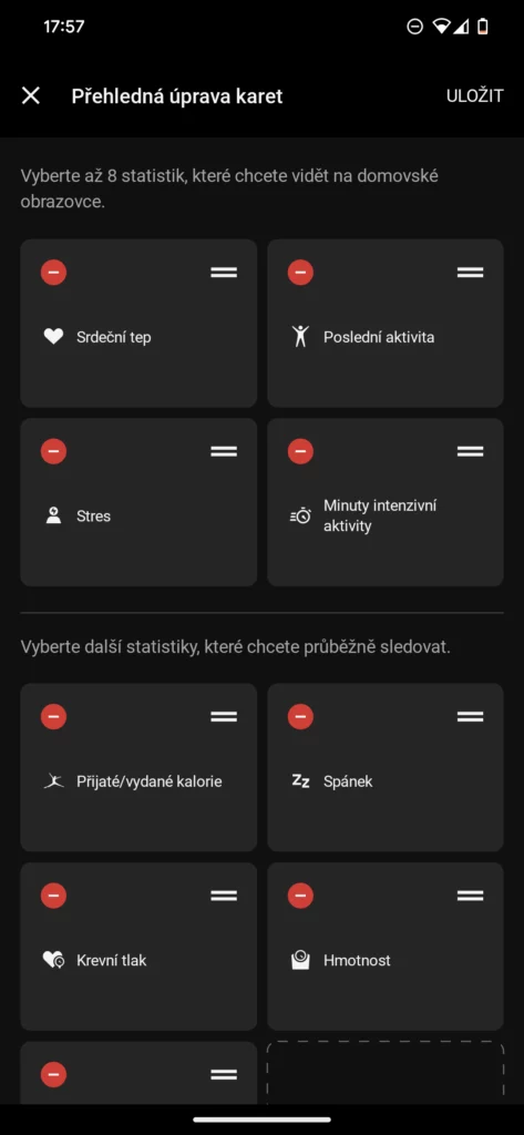 Garmin Connect nová domovská stránka