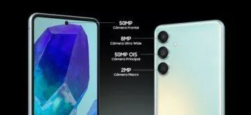 galaxy m55 fotoaparáty