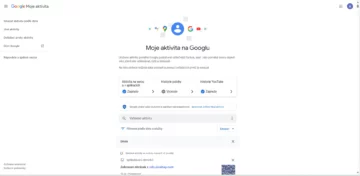 Google Moje Aktivita
