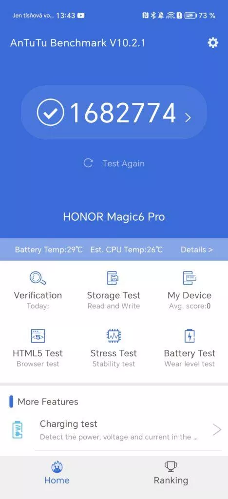 honor magic6 pro antutu