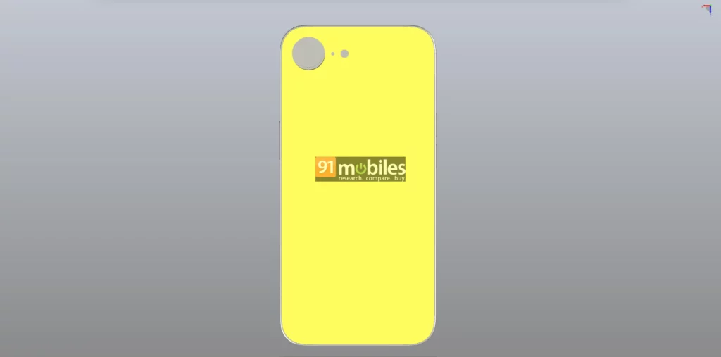 iPhone SE 4 CAD render