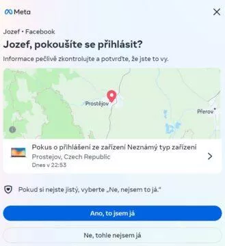 Přihlášení k aplikaci Messenger