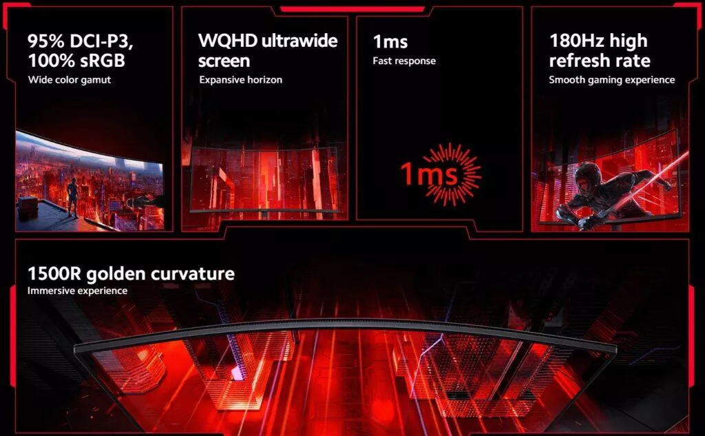xiaomi gaming curved monitor