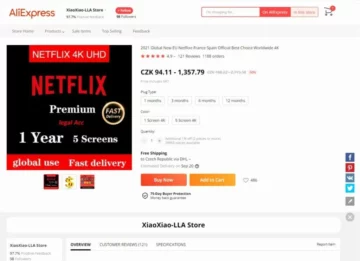 aliexpress levne premium spotify