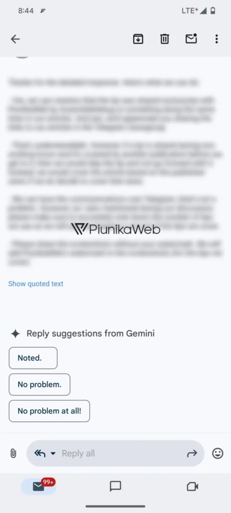 Google Gemini v Gmailu