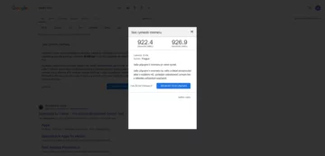 google vyhledavac rychlost internetu 2