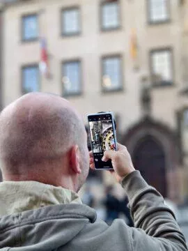 praha focení mobilem