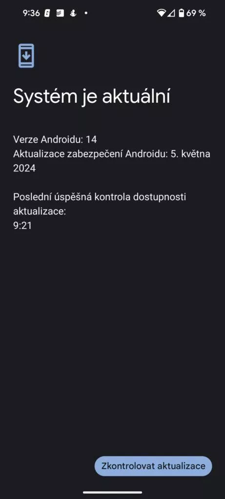 Android 15 beta instalace
