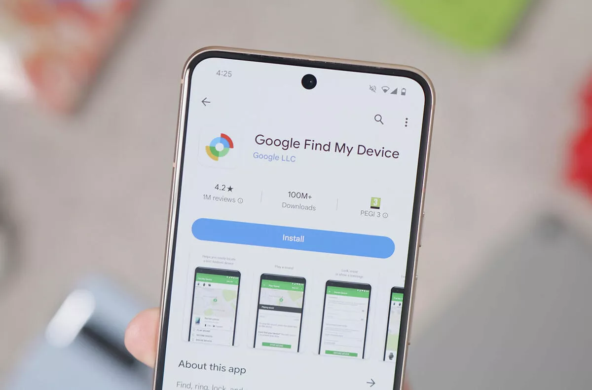 google najdi moje zarizeni