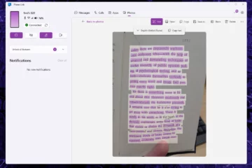 phone link kopírování textu z obrázků