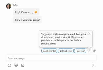 Suggested Replies Windows 11