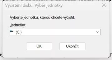 vycisteni disku