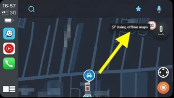 Waze offline režim