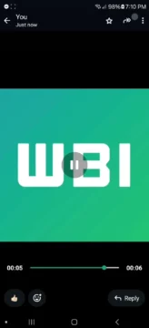 WhatsApp reakce na multimédia