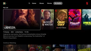 netflix domovska obrazovka