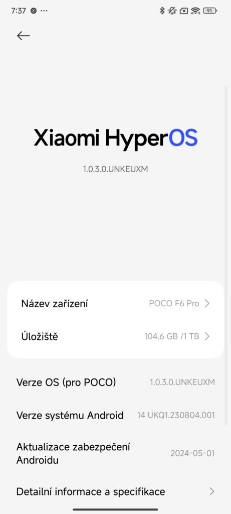 poco f6 pro hyperos 11