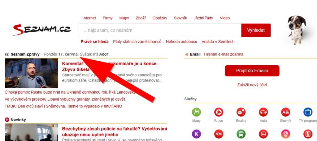 špatné datum
