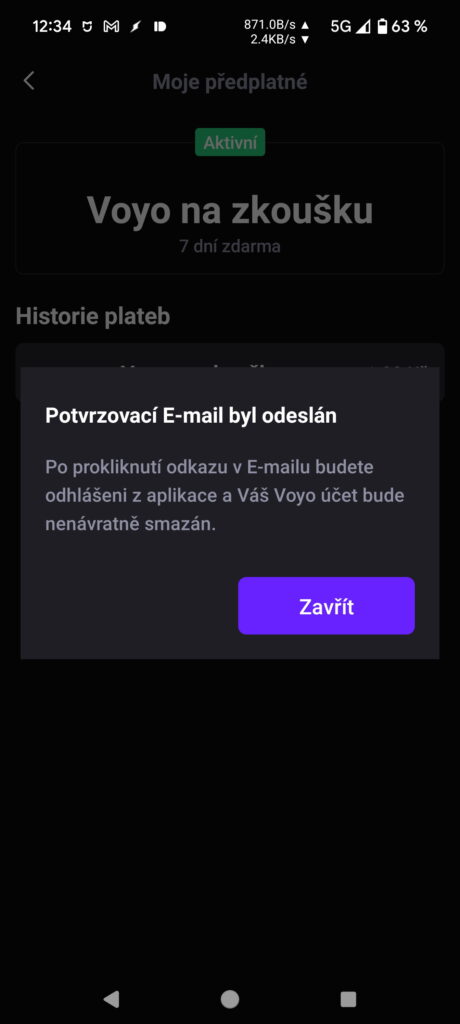 voyo delete 5