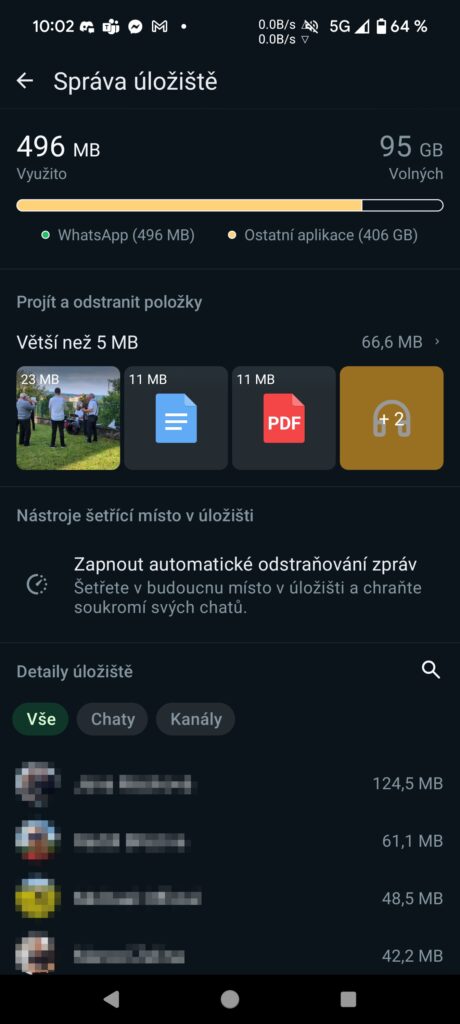 whatsapp uloziste