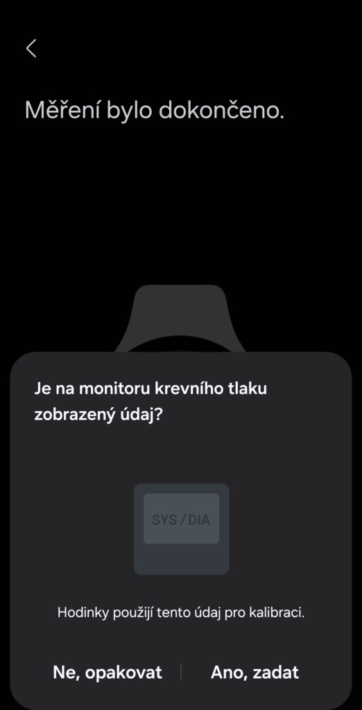 Galaxy Watch Ultra měření tlaku kalibrace