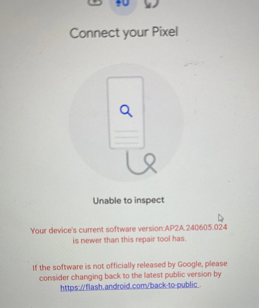 pixel 6 chyba flash