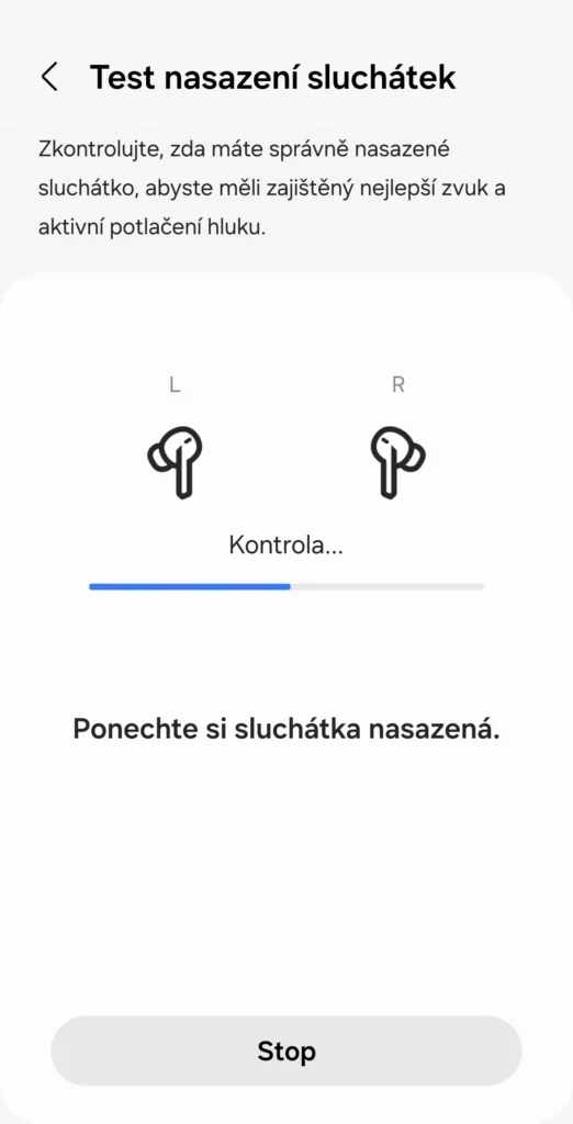 buds3 pro detekce kontrola