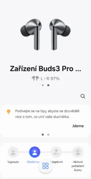 buds3 pro nastaveni