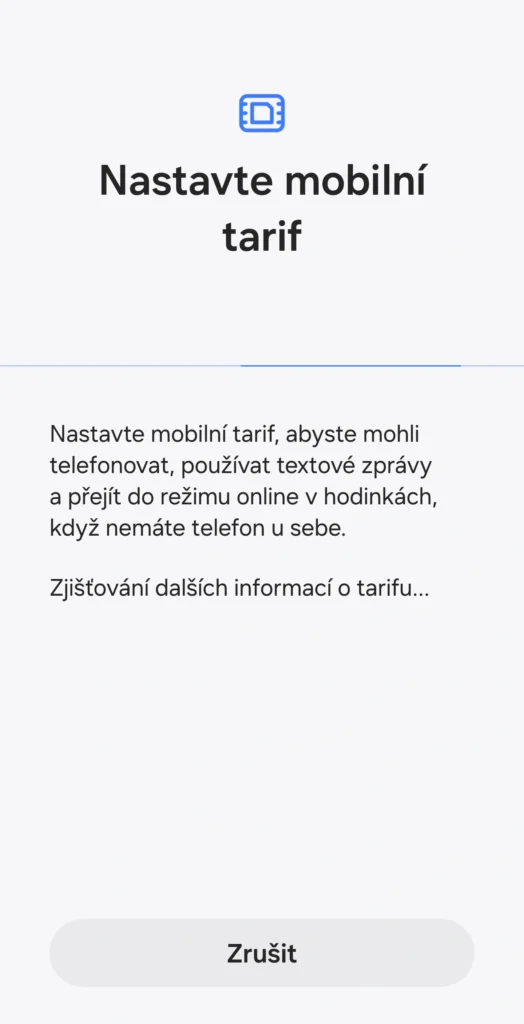 nastaveni hodinek tarif
