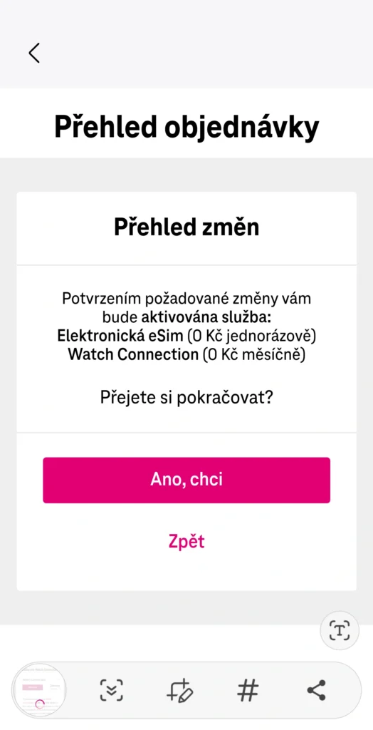 nastaveni tarifu prehled zmen