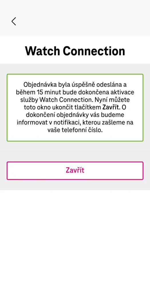 nastaveni tarifu uspech