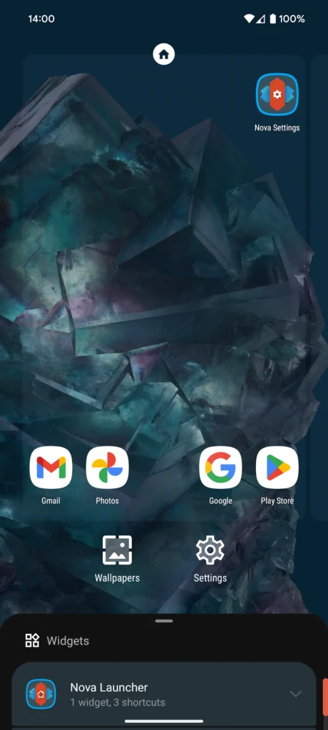 nova launcher plocha