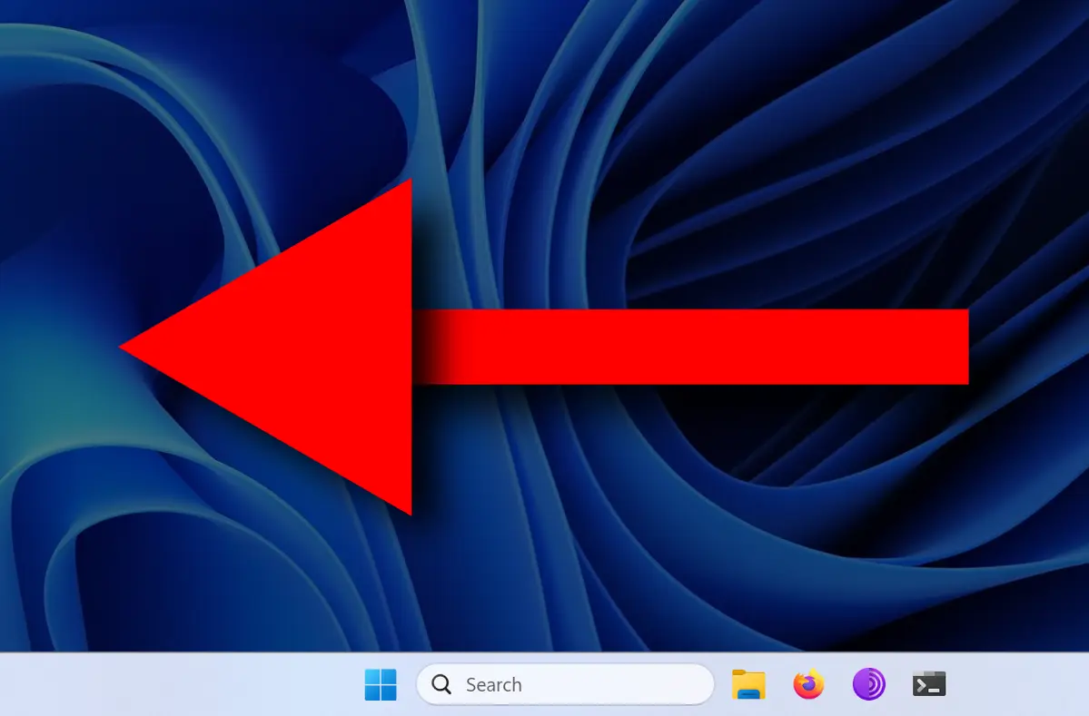 win11 panel left title