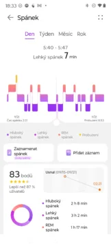 huawei zdravi spanek