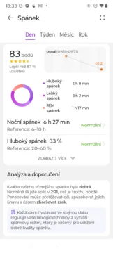 huawei zdravi spanek faze