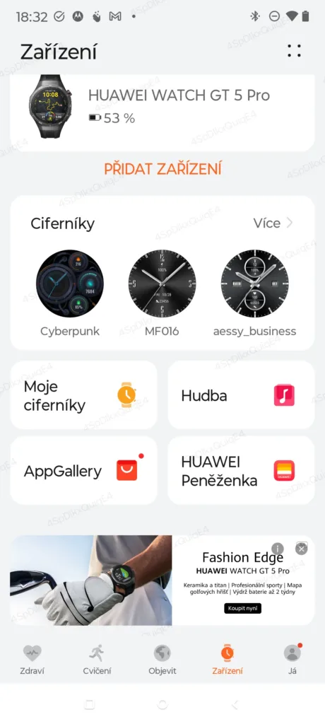 huawei zdravi zarizeni
