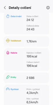 samsung health chuze detaily strana3