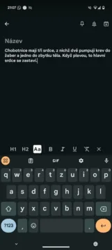google keep formatovani 1