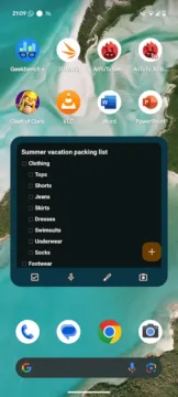 google keep widgety 2
