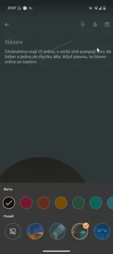 google keep zmena pozadi 1