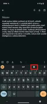 gboard vypnuti automatickych oprav 2