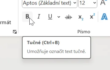 ctrl b