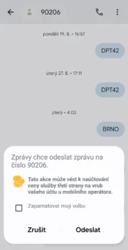 potvrzeni odeslani