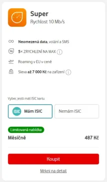 vodafone tarif bez tagu