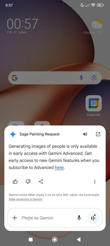 Gemini screenshot